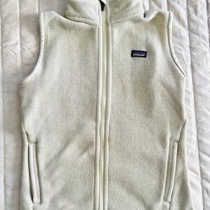 Patagonia Off-White Fleece Vest